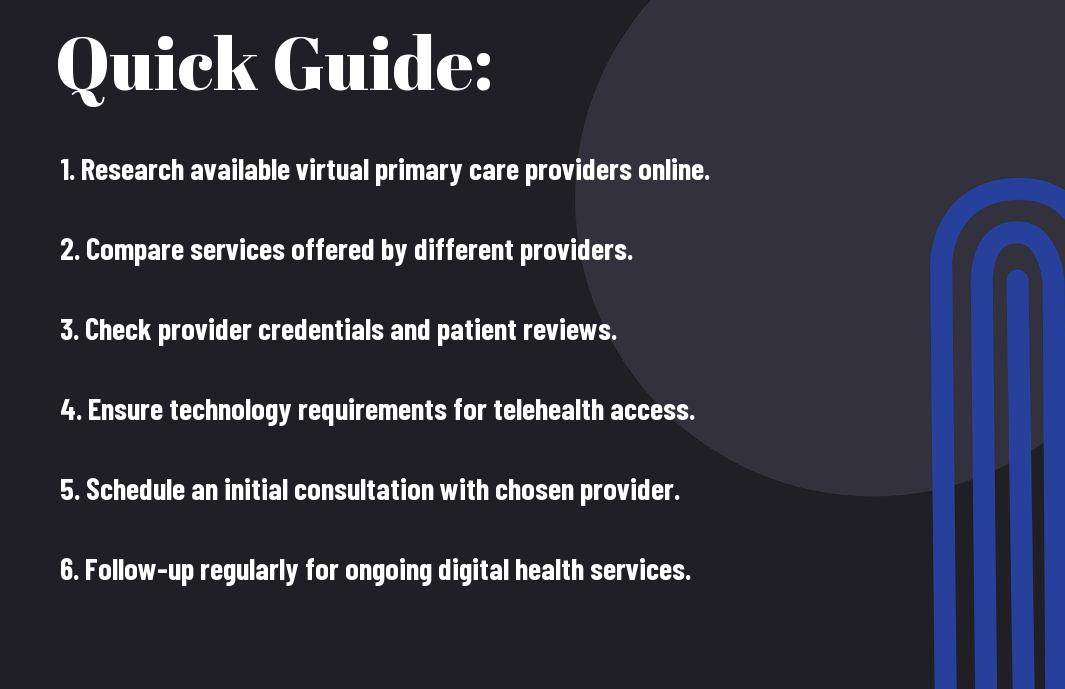 Patient connecting with a primary care provider through telehealth